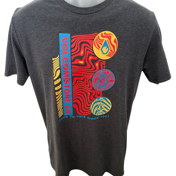 VOLCOM STONE True to This Since 1991 Skate Tee Shirt Men M Medium - Picture 1 of 5